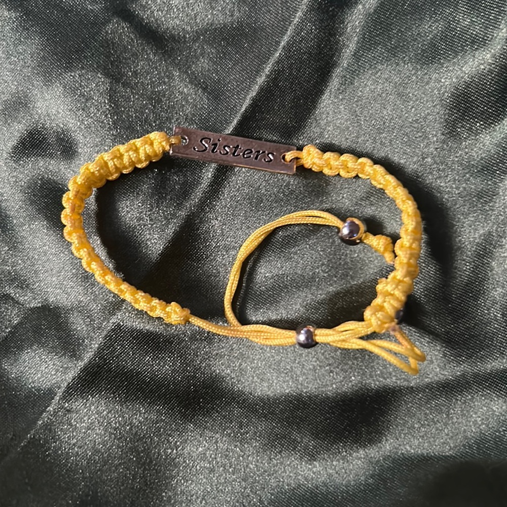 Yellow Sisters Friendship Bracelet